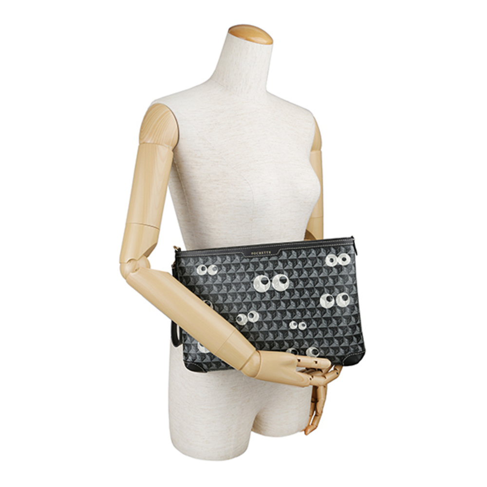 Anya Hindmarch Pouch Eyes Black - Picture 6 of 9
